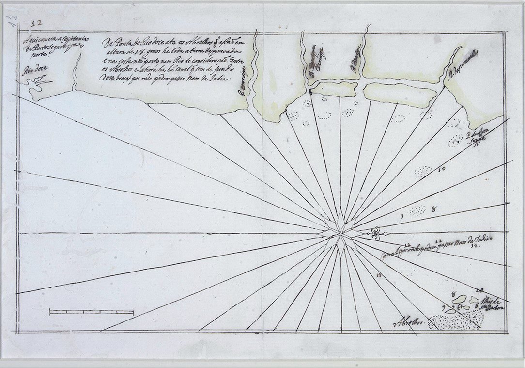 spiritosancto-1646-da ponta do rio doce ate os abrolhos – Mapa