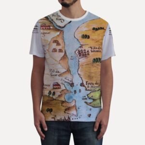 Camisetas de mapas do Espírito Santo (vários modelos)