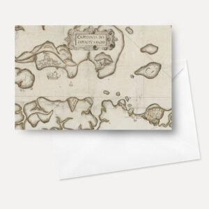 Cartões postais de mapas do Espírito Santo (vários modelos)